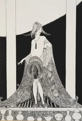 1920年のオマールカヤムのルバヤットのイラスト