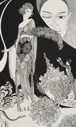 1920年のオマールカヤムのルバヤットのイラスト