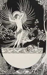 1920年のオマールカヤムのルバヤットのイラスト
