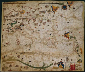 地中海と黒海の海図、1440年代