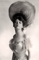 カミーユクリフォード1885〜1971年、ベルギーの女優、1905年。