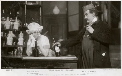 エヴァケリーとGPハントリー、イギリスの俳優、c1907。