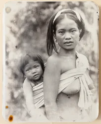 Ifugao mãe e filho