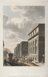 オールド ベイリーの眺め、北を望む、ロンドン市、1814 年