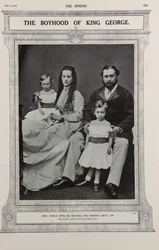 皇太子夫妻と2人の子供（1867年）