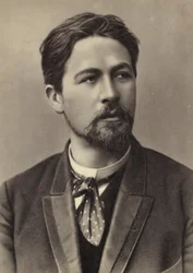 アントンチェーホフ（1860〜1904年）、ロシアの劇作家、短編小説作家、1893年