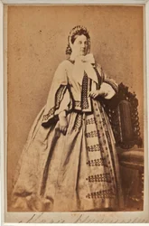 Marie Nikolaievna de Russie (1819-1876) - ロシアの大公マリア・ニコラエヴナ (1819-1876)、ロイヒテンベルク公爵夫人、匿名。 アルブミンの写真
