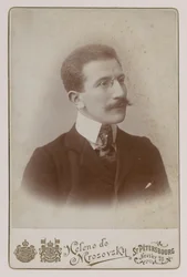 画家レオン・バクスト（1866-1924）の肖像