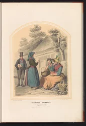1857 年、Overijssel の Staphorst と Rouveen の伝統的な衣装 オーファーアイセル県。 Staphorst and Rooveen / XXV (オブジェクトのタイトル)