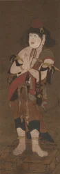不動明王の従者 14世紀