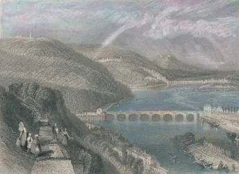 「セーブルからの聖雲の橋」、1835