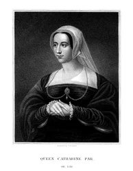 キャサリン・パー、ヘンリー8世の女王コンソート、1823年。