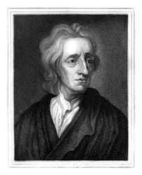 ジョンロック、イギリスの哲学者、1825年。