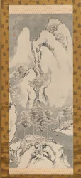 雪景色、1744年。