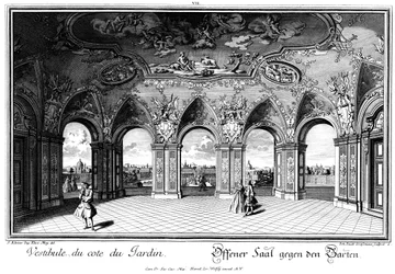 サラ・テレナからの庭園の眺め
