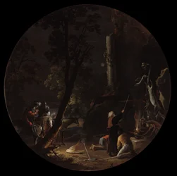 魔術の情景：夜 1645-49年頃 油彩・カンヴァス