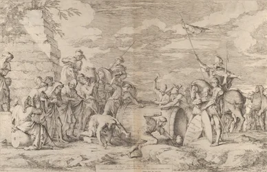 カルタゴ人によって樽に釘で打ちつけられるマルクス・アティリウス・レグルスの死、1661-62年頃