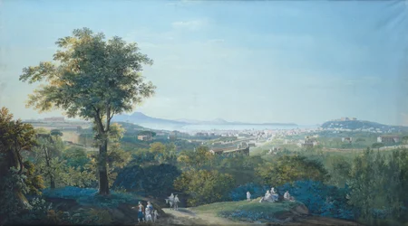 Capodimonte Scudilloのナポリ（水彩）