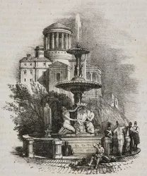 Prado fountain, Madrid, Spain, lithograph by Salvatore Puglia from Poliorama Pittoresco, n 39, May 4   1458271   ja       japanese Successfully Translated  Original: Charity (oil on panel) Translat: Charity (oil on panel) 1440428 ja japanese Successfully T