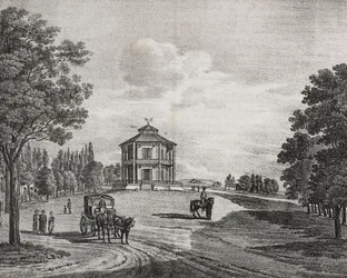 ウィーン プラーター、オーストリア、Poliorama Pittoresco の Salvatore Puglia によるリトグラフ、n 34、3 月 29 日