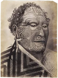 タマティワカネネ、1880年頃（アルブメンプリント）