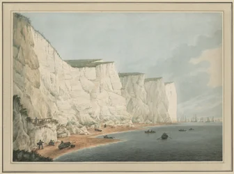 海岸沖の艦隊、ビーチーヘッド、c。 1790-1805。