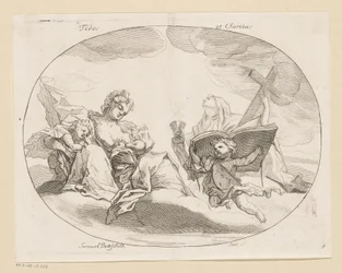 Fides（信仰）とCharitas（愛） Fides et Charitas (オブジェクトのタイトル) いろいろなデザイン（シリーズタイトル） Opera Varia Historica, Poetica & Iconologica (シリーズタイトル)