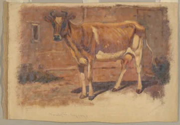 絵画、習作牛、1876年8月