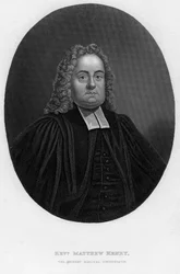 マシューヘンリー1662-1714、英語の聖書解説者、聖職者、19世紀。