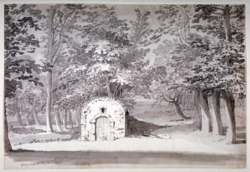 1772 年、ロンドンのグリニッジ公園にある製氷室または導管