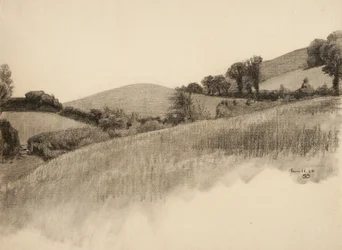 田園風景、1884年