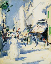 パリの通り、c。 1907