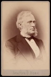 ジョージ・フリスビー・ホアの肖像 1826-1904年、1876年から1880年の間。