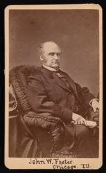 ジョン・ウェルズ・フォスターの肖像、1815～1873年、1872～1873年。