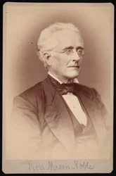 メイソン・ノーブル牧師の肖像、1809～1881年、1876～1880年。