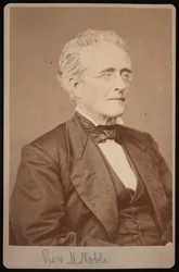 メイソン・ノーブル牧師の肖像、1809～1881年、1876～1880年。