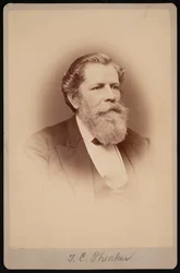 トーマス・クラーク・シーカーの肖像、1812～1883年、1876～1880年。