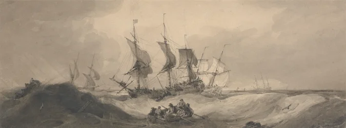 嵐の日の発送