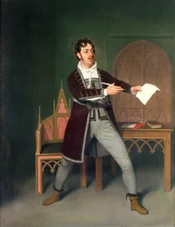 チャールズファーリー（1771〜1859年）、1802年のコヴェントガーデンシアターでのトーマスホルクロフトの「謎の物語」のフランシスコ