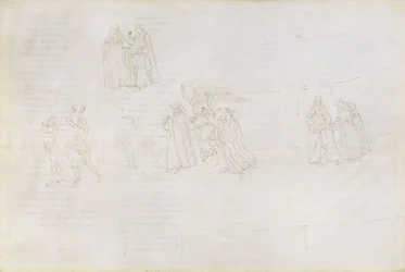 Dante Alighieri Purgatorio 17、1480-1490による「神の喜劇」のイラスト