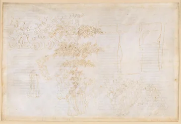 『神曲』、煉獄篇第24歌。煉獄の第6圏：大食漢たちの懺悔；フォレーゼ・ドナティとボナジュンタ・オルビッチアーニとの対話；第7圏への登り口に立つ天使
