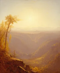 山の峡谷 Kaaterskill Clove、1862 年。