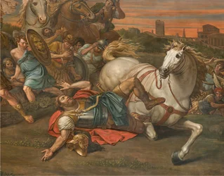 北トランセプトのカウンターファサードの反対側の壁、Sante Legnani、Saul 1814 の改宗、低詳細