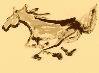 疾走する馬の動き