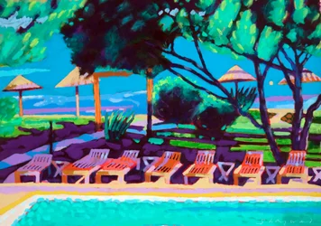 ラ・メール #, 2022 （アクリル、ボード）