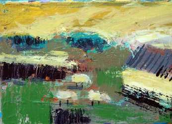 Landscape Iona I（アクリル、キャンバス