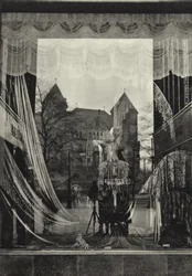 ベルリン：Schaufenster Michels; Shop Window（モノクロ写真