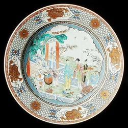 ファミーユローズ・チャージャー 1730年頃（磁器