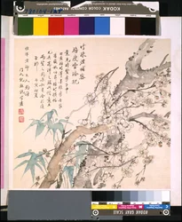 花と鳥のアルバム」 制作年不詳 （絹本、インク、彩色）