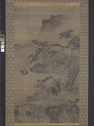 川岸の漁師と木こり